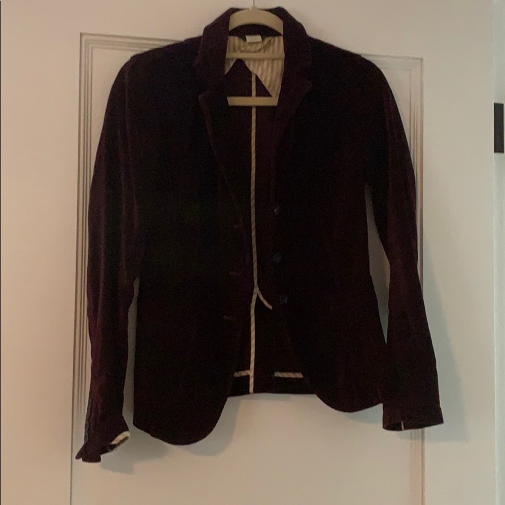 J. Crew velvet blazer  jacket